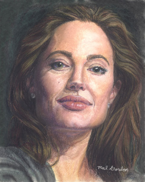 Angelina Jolie Pastel